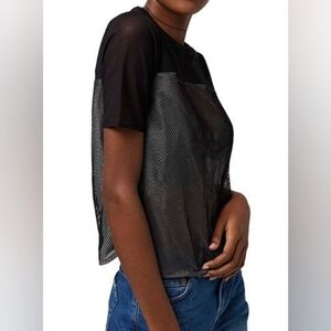 Topshop mesh t-shirt